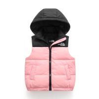 Детский бархатный пуховик, короткий жилет, коллекция 2023