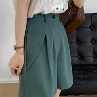 Цветной пиджак классического кроя, шорты, штаны, сезон 2021, высокая талия, свободный прямой крой