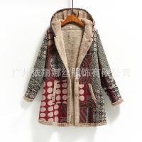 Зимняя удерживающая тепло толстовка с капюшоном, бархатная куртка, 2019, Amazon, европейский стиль, городской стиль, из хлопка и льна