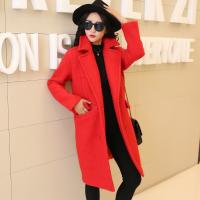 Зимнее шерстяное пальто, длинная куртка из жемчуга, средней длины, увеличенная толщина