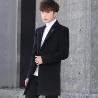 Зимнее шерстяное пальто, двусторонная куртка, в корейском стиле