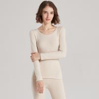 Демисезонное удерживающее тепло нижнее белье, утепленный лонгслив, круглый воротник, оптовые продажи