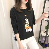 Tide, осенний модный лонгслив, футболка, одежда для верхней части тела, в корейском стиле, длинный рукав