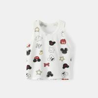 Детская хлопковая летняя майка для мальчиков, тонкий лонгслив, эффект подтяжки