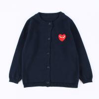 Демисезонный кардиган, куртка, с вышивкой