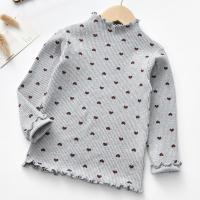 Осенний детский лонгслив, хлопковая одежда для верхней части тела, футболка, длинный рукав