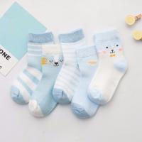 Летние дышащие детские мультяшные носки для мальчиков, 0-12 лет