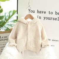 Демисезонный пуховик, флисовая толстовка с капюшоном, детский свитер, детская куртка, кардиган, коллекция 2023, увеличенная толщина