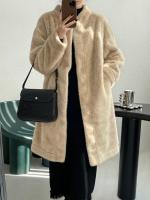 [工 重] тяжелые работники мех все -имитация пальто имитация норки бархат длинные волосы 7079