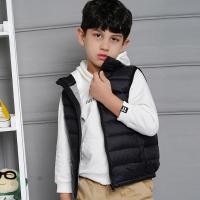 Детский жилет, легкий и тонкий пуховик для девочек, демисезонная куртка для подростка, утиный пух