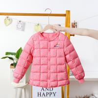 Демисезонный бархатный детский вкладыш, короткая форма, куртка, утиный пух