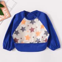 Японский детский водонепроницаемый нагрудник для девочек, длинный рукав