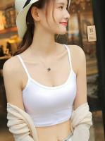 Топ с чашечками, сексуальный жакет, цветной бюстгальтер-топ для школьников, свободный крой