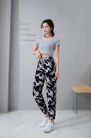 2023 Новые спортивные женские брюки Женские спортивные брюки Лето свободные и тонкие повседневные принесенные девятнадцать брюк.