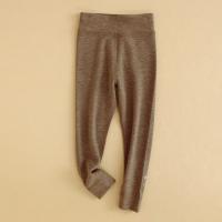 Детские брюки Детские брюки для детей шелковые шелковые шерсти с высокой талией брюки с горячей энергией девочка густые леггинсы в большой девочке осенние штаны