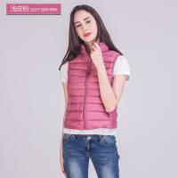 Бархатный пуховик, жилет, 2023, в корейском стиле, утиный пух, большой размер