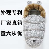 Детский спальный мешок детский осень и зимние тележки сгущенные и анти -кик у новорожденных держат теплый, холодный, холодный спальный мешок