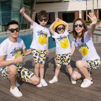 Родительская одежда летняя новая взрыв детский чистый хлопок с коротким хлопковым шлох