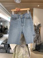 Летняя дизайнерская джинсовая юбка для отдыха, шорты, высокая талия, тренд сезона