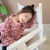 Демисезонный свитер, детский флисовый удерживающий тепло трикотажный пуховик, коллекция 2023, в западном стиле