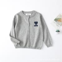 Вязаный детский кардиган, трикотажный свитер, коллекция 2022