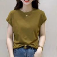 Летний модный дизайнерский топ, тренд сезона, в корейском стиле, в западном стиле