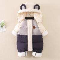 Детский пуховик, демисезонное боди для девочек, зимняя одежда, увеличенная толщина