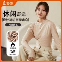 Демисезонный удерживающий тепло лонгслив, длинный топ для отдыха, длинный рукав, длина макси, свободный крой