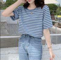 Tide, ретро летняя футболка с коротким рукавом, топ, по фигуре