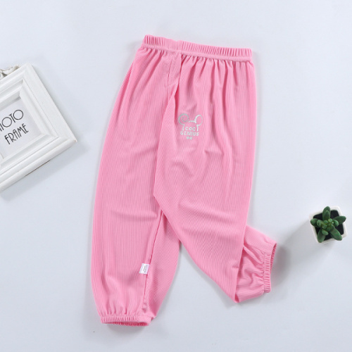 Детские анти -москитовые брюки летние дома прохладный лед