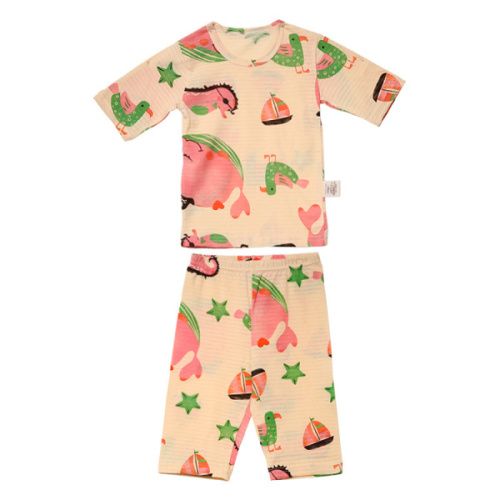 Летняя бамбуковая пижама для девочек