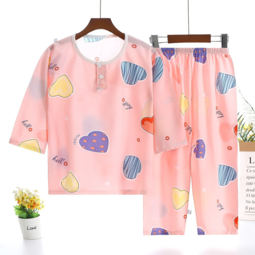 Детская летняя тонкая пижама