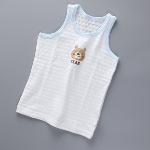 Милая детская бамбуковая тонкая майка топ